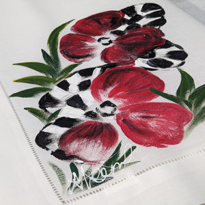 HAND PAINTED TABLECLOTH