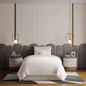 SILONNA ELLERY SAND SINGLE BED