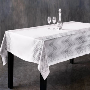 MISSONI TABLECLOTH SILVER/GOLD