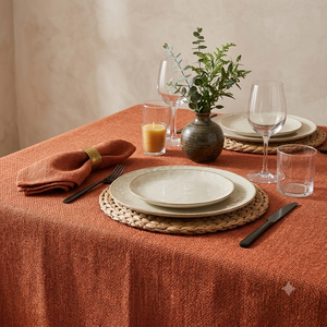 PERADI BURLAP TABLECLOTH