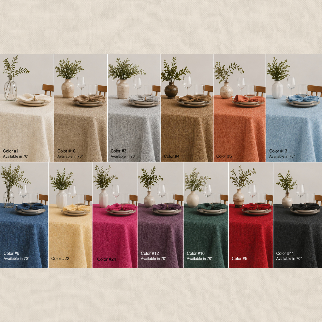 PERADI BURLAP TABLECLOTH