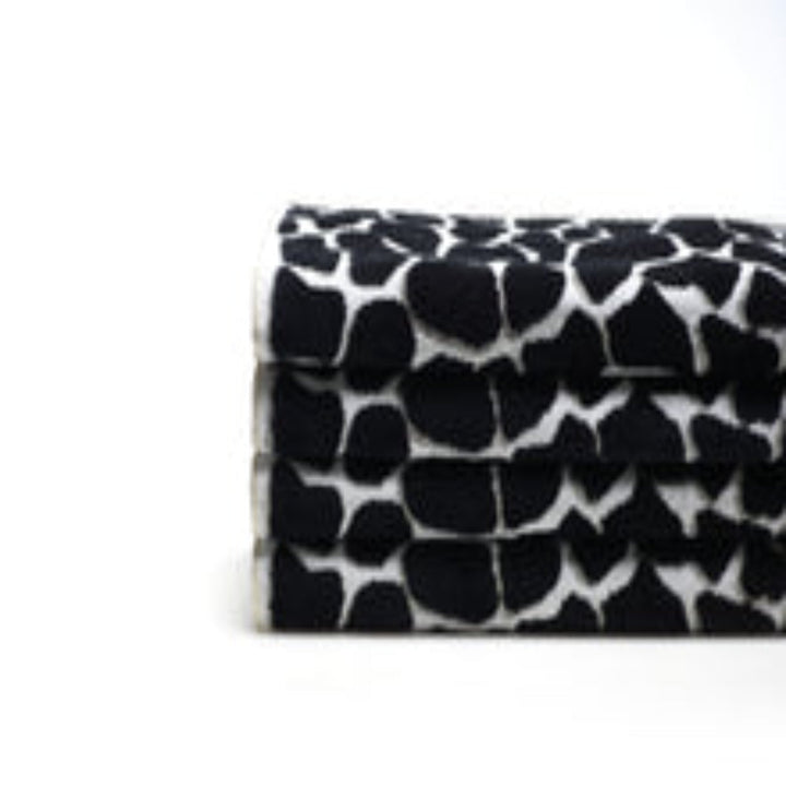 DAZZLE METALLIC TOWEL BLACK/GOLD/WHITE HAND