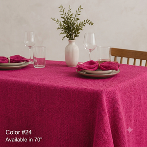PERADI BURLAP TABLECLOTH