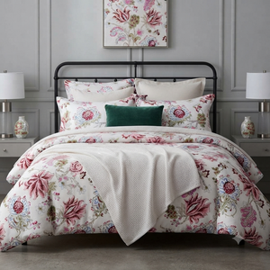 AURA HOME ENGLISH GARDEN DUVET SET 4PC
