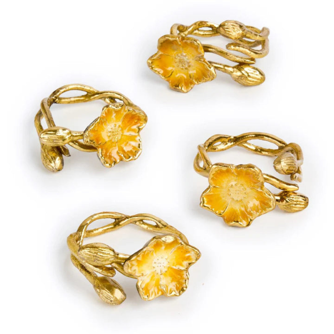 HELLOBORE NAPKIN RINGS