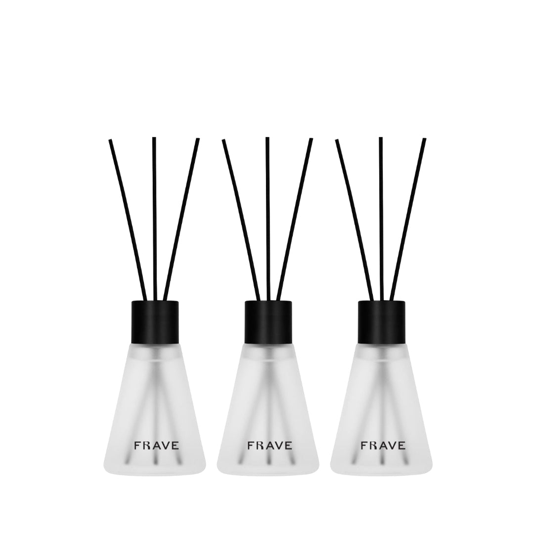 THREEFOLD REED DIFFUSER KIT - 3X 50 LUXURY MINI DIFFUSERS - The Towel ...