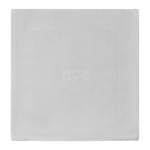 WHITE DAMASK PESACH SET