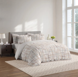 LINEN CLASSIQUE COTTON JERSEY HAZY STRIPES DUVEY SET 8PCS