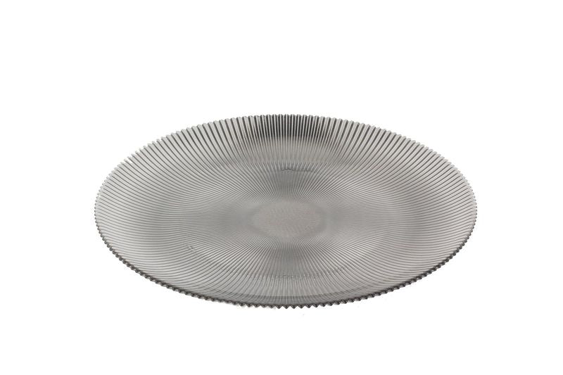 SET OF 4 RIBBED CHARGERS