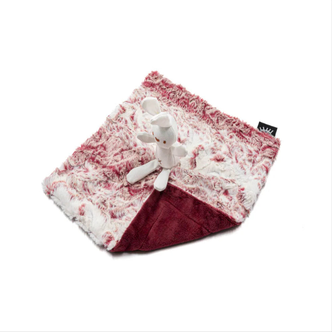 OWL MERLOT BUNNY MINKY LOVEY