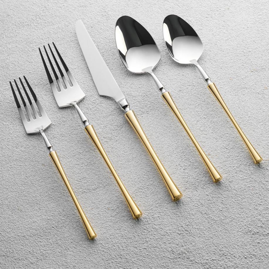 VIKKO DINE-IRENE, MIROR GOLD/SILVER 18/10 20 PC F/W