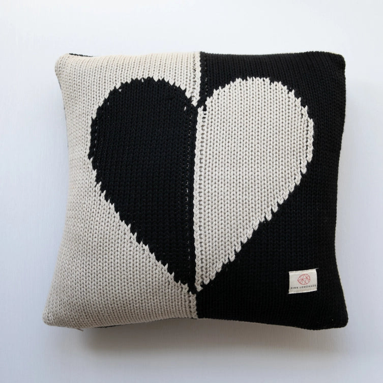 HEART DUAL 100% ORGANIC CUSHION