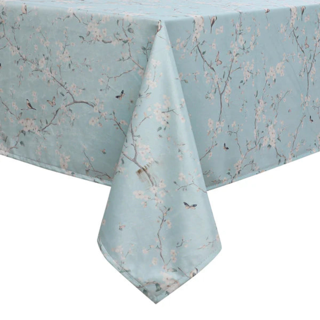 MAJESTIC GIFTWARE VELVET PRINT - TURQUOISE FLOWERS