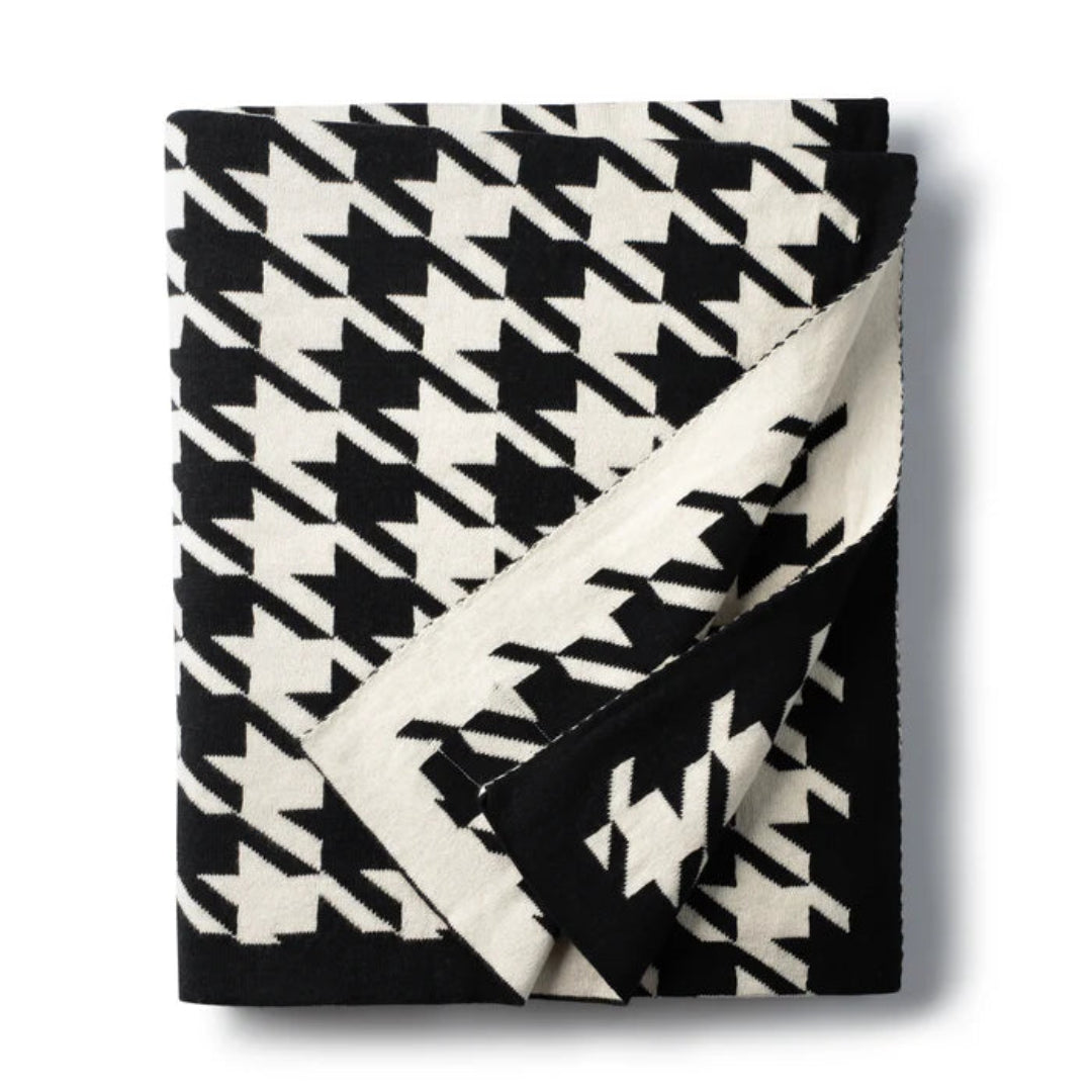 DH HOUNDSTOOTH THROW