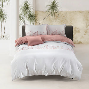 OPULENT DESIGN BOTANICAL BLUSH LINEN SET