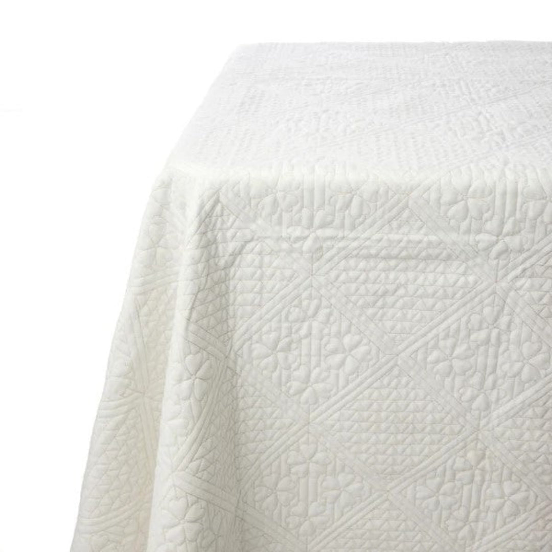 WILLOW QUILTED TABLECLOTH