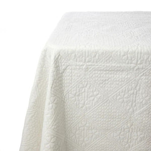 WILLOW QUILTED TABLECLOTH