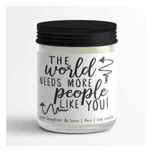 CANDLES WITH PHRASES