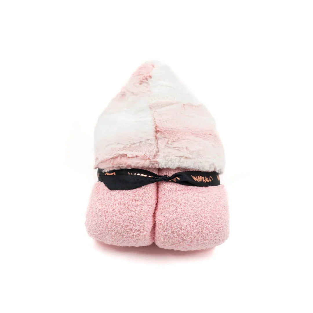 PINK HOODED TOWEL