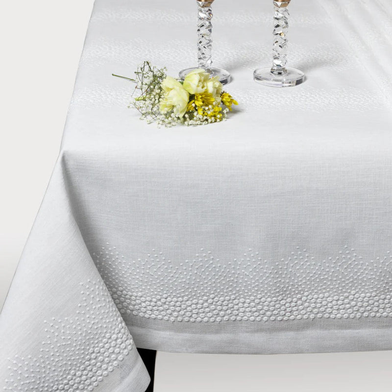 TIFFANY EMBROIDERED TABLECLOTH