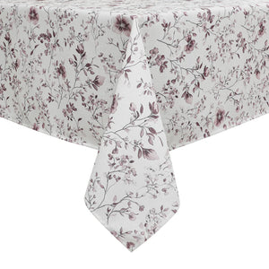 MAJESTIC GIFTWARE HARVEST WEAVE PRINT - MUTED PURPLE FLOWERS