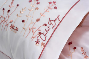OPULENT DESIGN BOTANICAL BLUSH LINEN SET