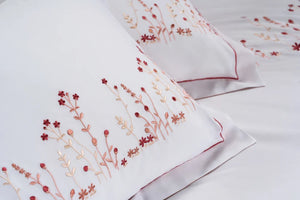 OPULENT DESIGN BOTANICAL BLUSH LINEN SET
