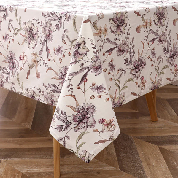 VELVET TC1415 PASTEL FLORAL TABLECLOTH