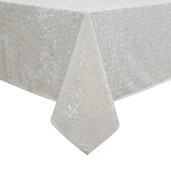 MAJESTIC PATINA TABLECLOTH - PEARL WHITE