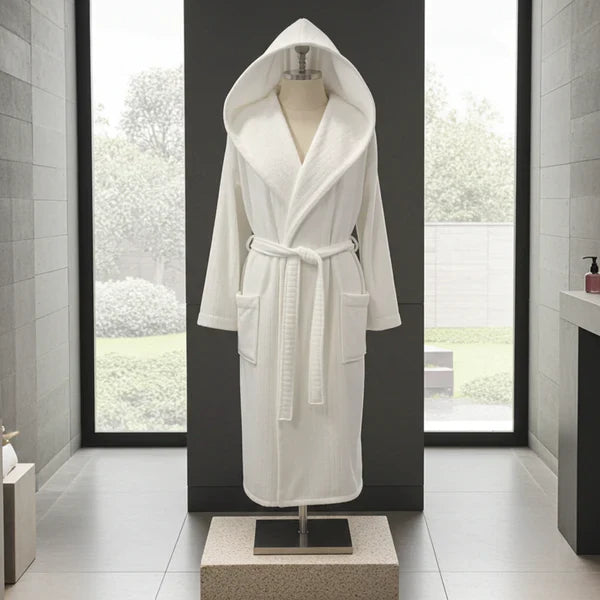 VELUDA LUXURIOUS HOODED SPA ROBE