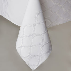 CASTALOGNA WHITE TABLECLOTH