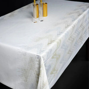 MISSONI TABLECLOTH SILVER/GOLD