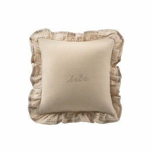 DH GAUZE BEBE RUFFLE ACCENT PILLOW