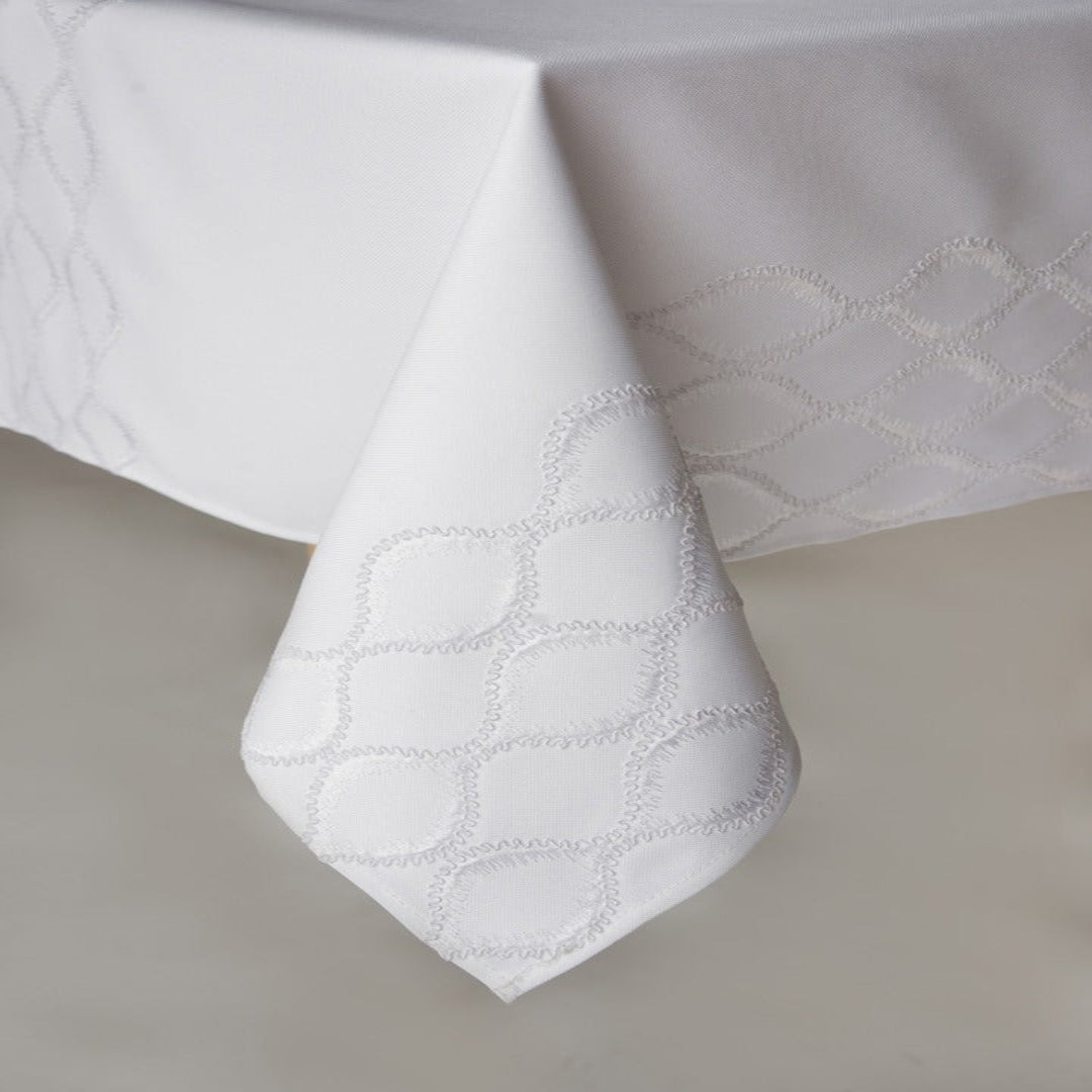 CASTALOGNA WHITE TABLECLOTH