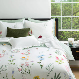 AURA HOME VIBRANT GARDEN DUVET SET 4PC