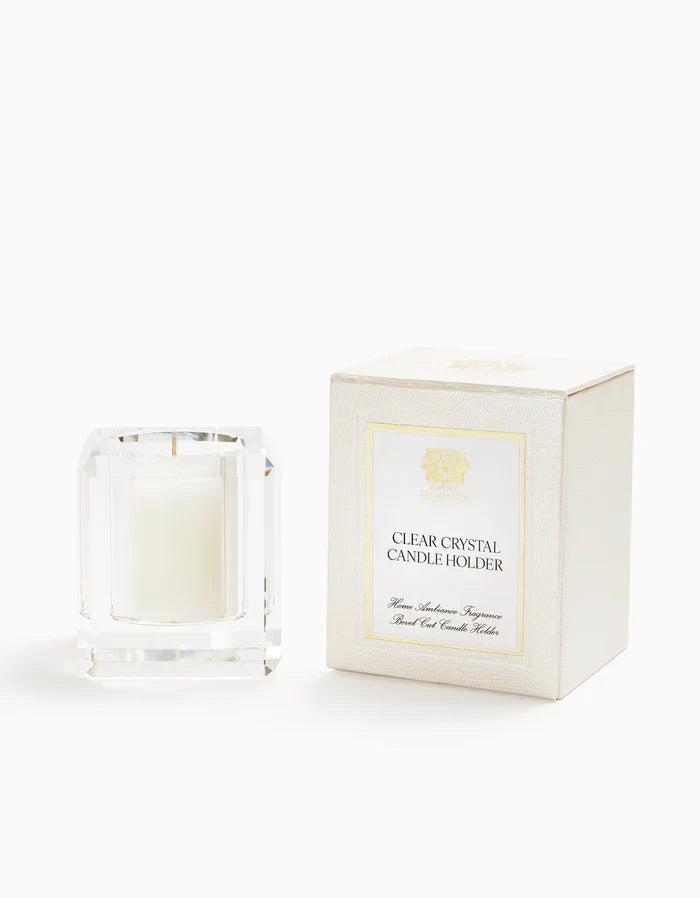 CLEAR CRYSTAL CANDLE HOLDER PROSECCO VOTIVE