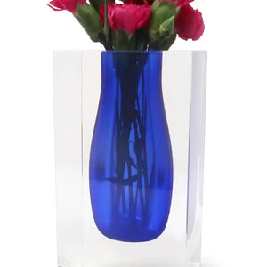 DOUBLE WALL CRYSTALL BUD VASE INNER