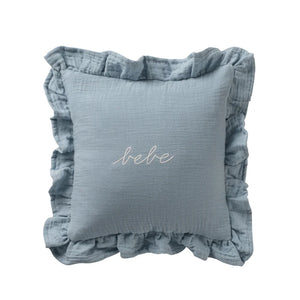 DH GAUZE BEBE RUFFLE ACCENT PILLOW