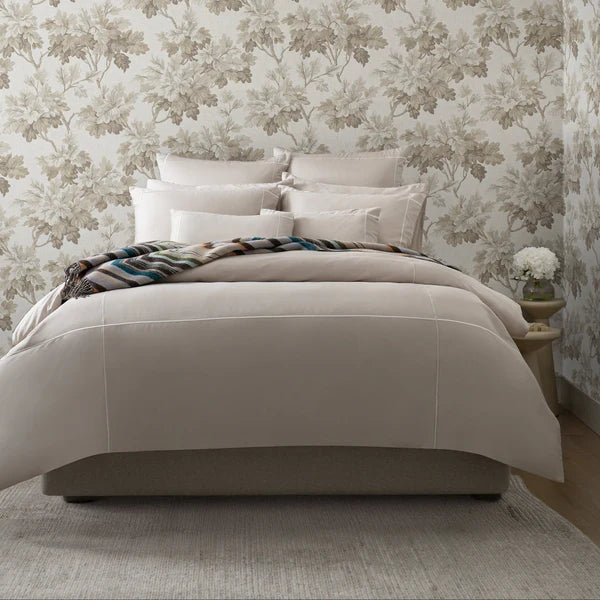 AURA HOME DUNE EMBROIDERY DUVET SET 4PC