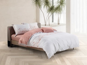 OPULENT DESIGN BOTANICAL BLUSH LINEN SET
