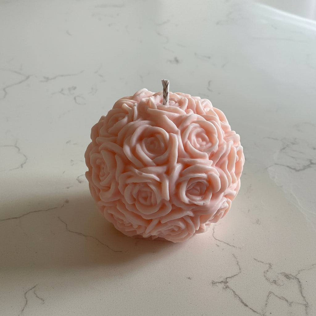 ROSE BALL CANDLE