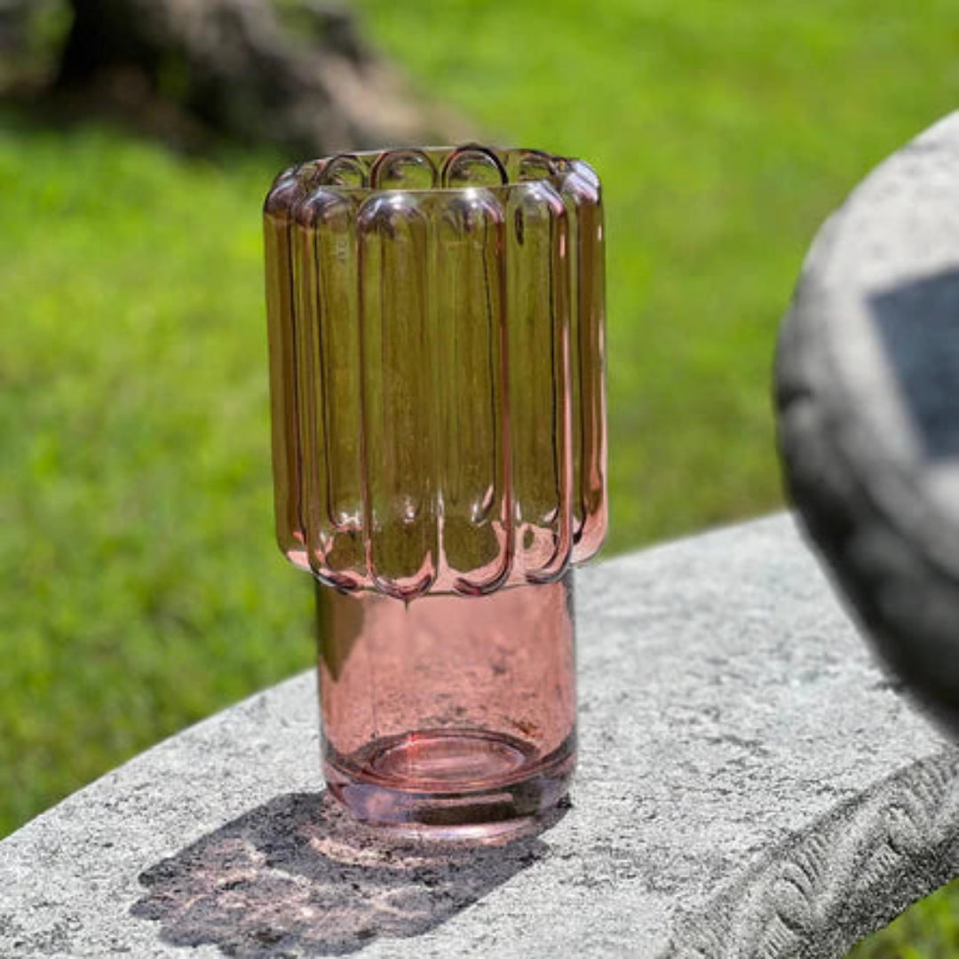 VASE WITH WIDE STRIPE