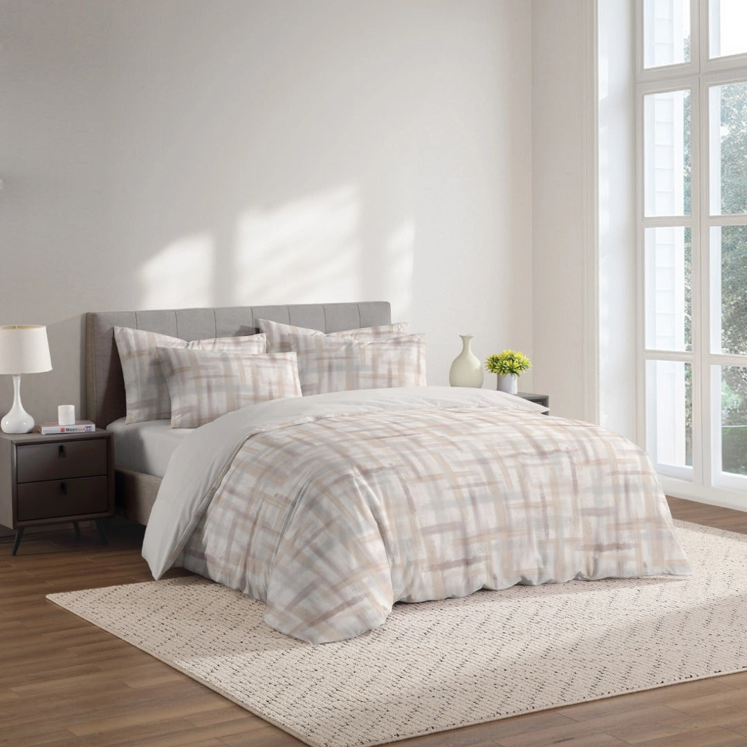 MASTERTEX HAZY STRIPES DUVEY SET 8PCS