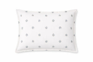 DH FEUILLE BLUER LINEN SET OF 4PC
