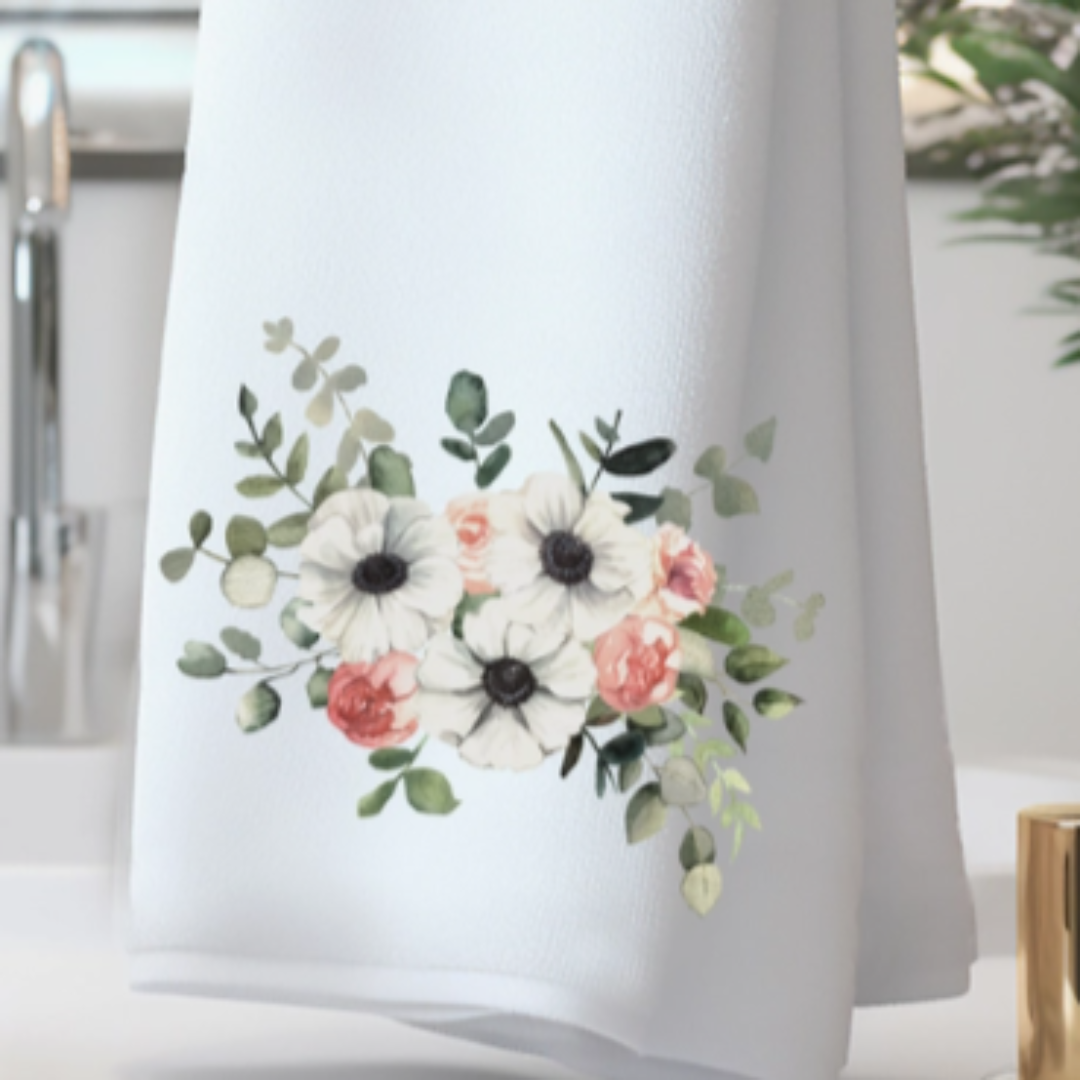 LUXURY FLORAL TOWEL