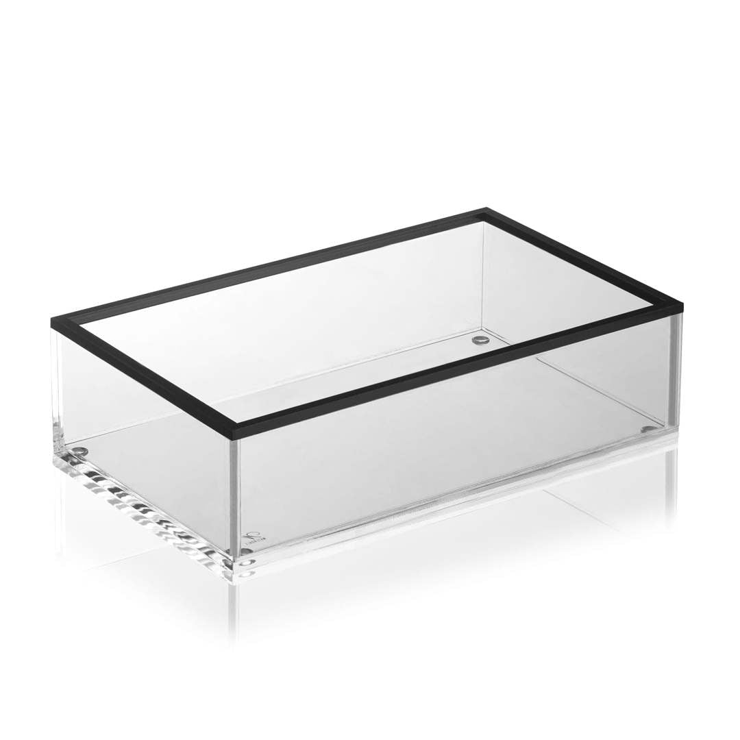 BLACK EDGE GUEST TOWEL HOLDER