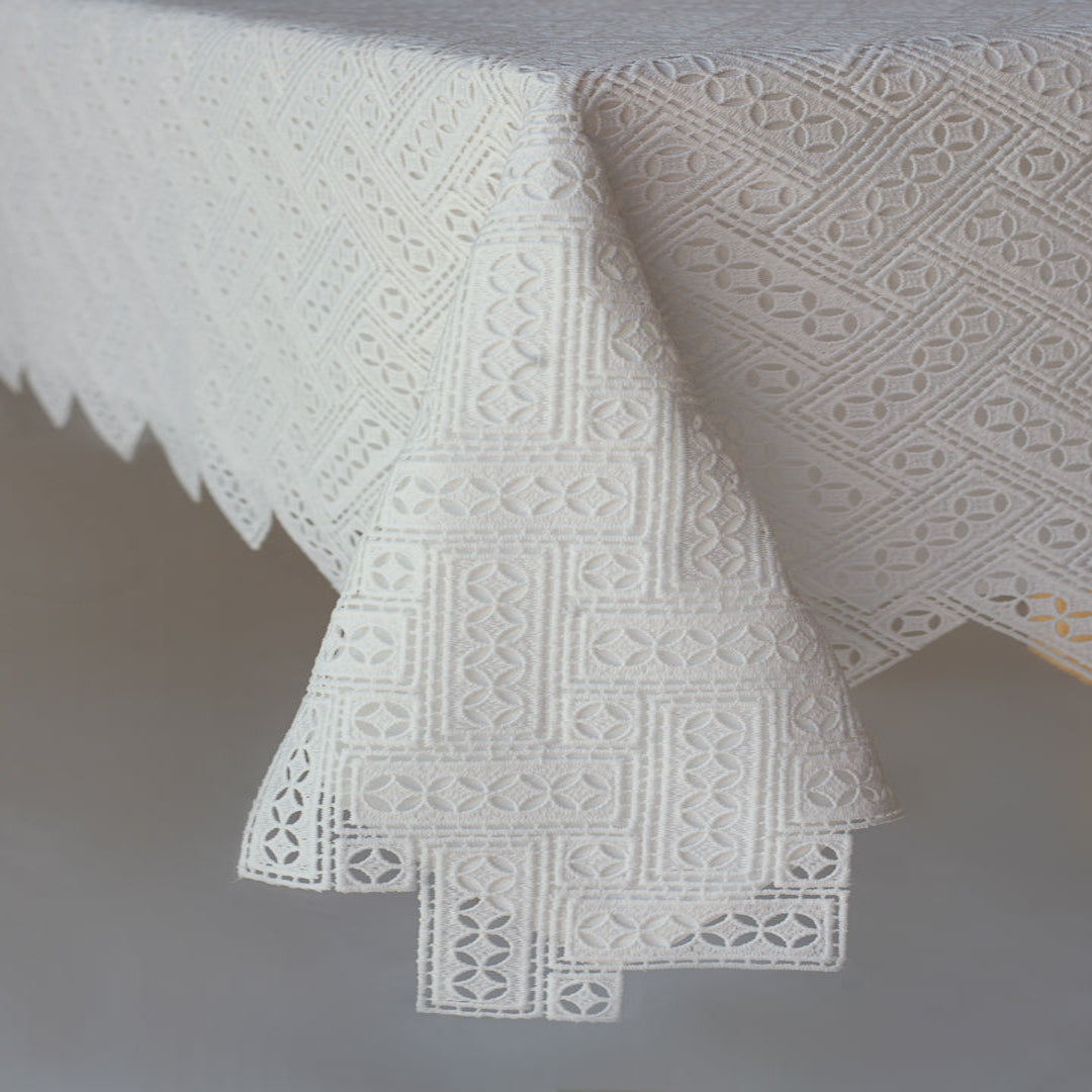 CHAMBRAY LINED TABLECLOTH