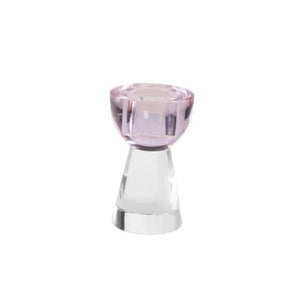 GLASS CRYSTAL CANDLESTICK