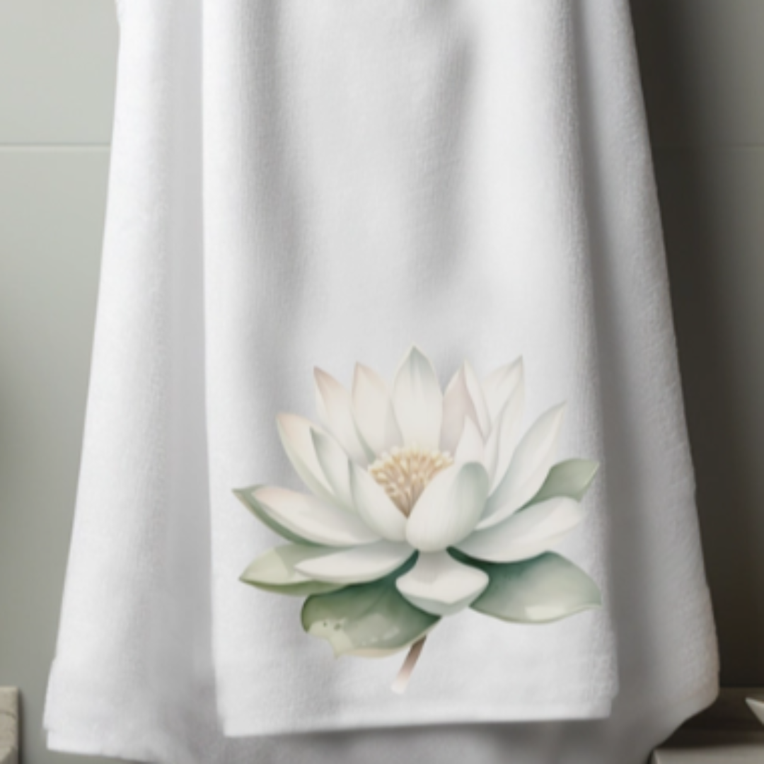WHITE LOTUS TOWEL
