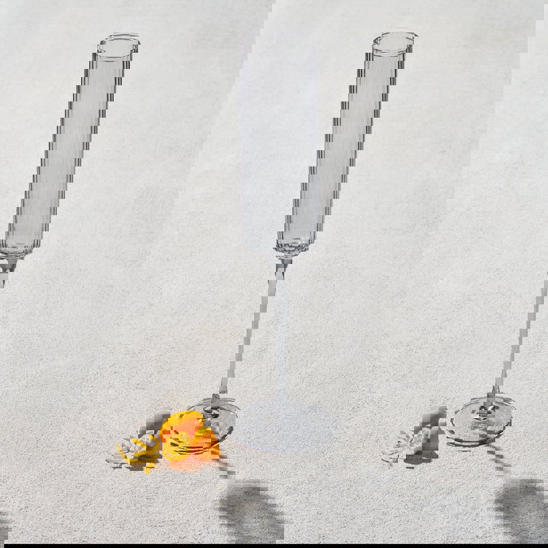 VIKKO MALIBU, RIBBED CHAMPAGNE GLASS 6 PK